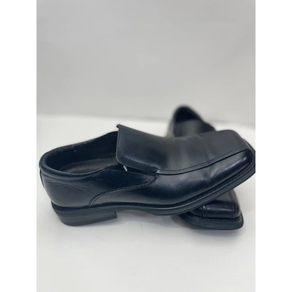 Claiborne Concepts Men’s Duke Classic Leather Dress Shoes Black Size 7M